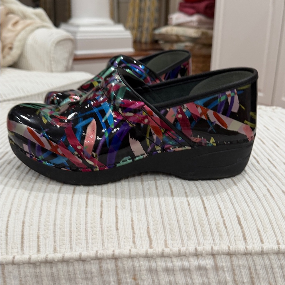 Dansko Colorful Patterned Clogs